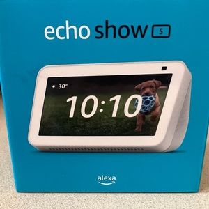 Echo Show 5 Brand new in box, never opened $65